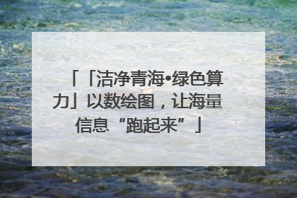「洁净青海•绿色算力」以数绘图，让海量信息“跑起来”