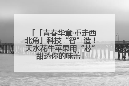 「青春华章·重走西北角」科技“智”造！天水花牛苹果用“芯”甜透你的味蕾