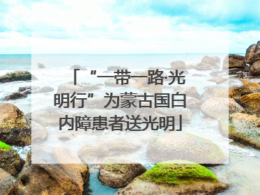 “一带一路·光明行”为蒙古国白内障患者送光明