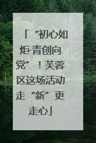 “初心如炬·青创向党”！芙蓉区这场活动走“新”更走心