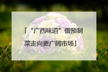“广西味道”借预制菜走向更广阔市场