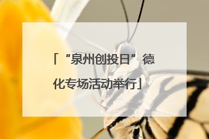 “泉州创投日”德化专场活动举行