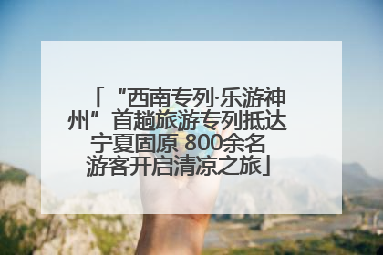“西南专列·乐游神州”首趟旅游专列抵达宁夏固原 800余名游客开启清凉之旅
