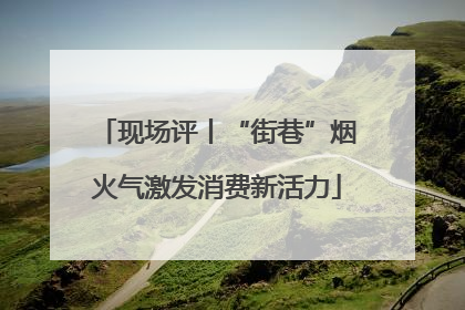 现场评丨“街巷”烟火气激发消费新活力
