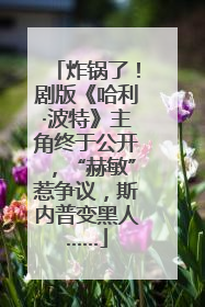 炸锅了！剧版《哈利·波特》主角终于公开，“赫敏”惹争议，斯内普变黑人……