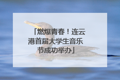 燃爆青春！连云港首届大学生音乐节成功举办