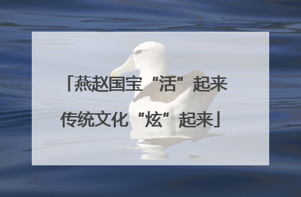 燕赵国宝“活”起来 传统文化“炫”起来