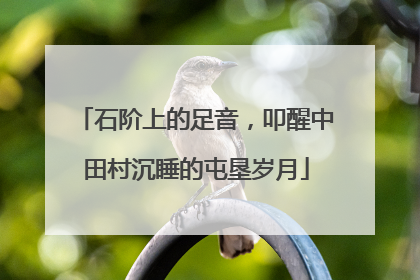 石阶上的足音，叩醒中田村沉睡的屯垦岁月