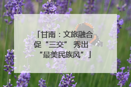 甘南：文旅融合促“三交” 秀出“最美民族风”