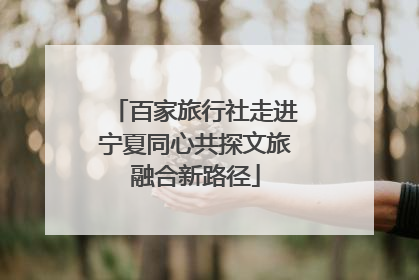 百家旅行社走进宁夏同心共探文旅融合新路径