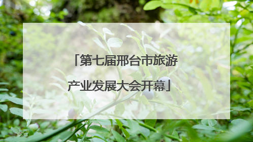 第七届邢台市旅游产业发展大会开幕
