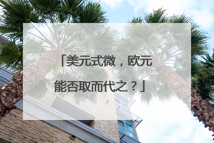 美元式微，欧元能否取而代之？