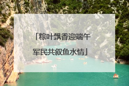 粽叶飘香迎端午 军民共叙鱼水情