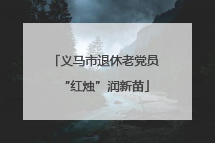 义马市退休老党员“红烛”润新苗