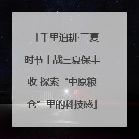 千里追耕·三夏时节丨战三夏保丰收 探索“中原粮仓”里的科技感