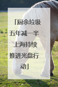 厨余垃圾五年减一半 上海持续推进光盘行动