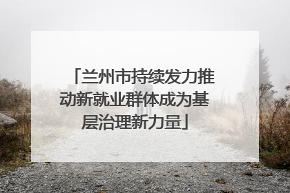 兰州市持续发力推动新就业群体成为基层治理新力量