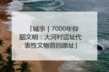 城事｜7000年仰韶文明：大河村遗址代表性文物首回原址