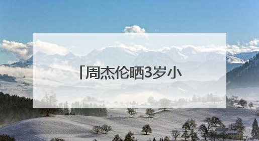 周杰伦晒3岁小女儿背影照，身穿格子裙，头扎小辫子，萌态十足
