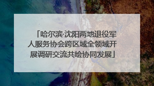 哈尔滨·沈阳两地退役军人服务协会跨区域全领域开展调研交流共绘协同发展