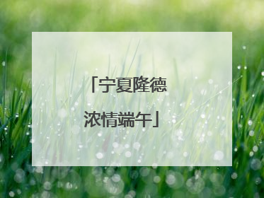 宁夏隆德 浓情端午