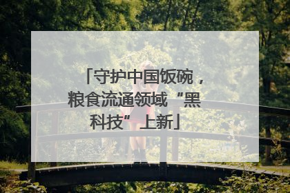 守护中国饭碗，粮食流通领域“黑科技”上新