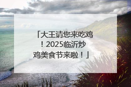 大王请您来吃鸡！2025临沂炒鸡美食节来啦！