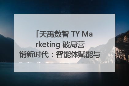 天禹数智 TY Marketing 破局营销新时代：智能体赋能与人才培育双轮驱动