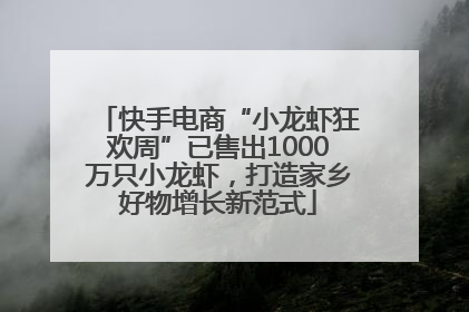快手电商“小龙虾狂欢周”已售出1000万只小龙虾，打造家乡好物增长新范式