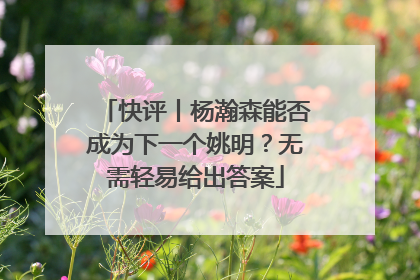 快评丨杨瀚森能否成为下一个姚明？无需轻易给出答案