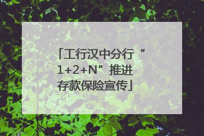 工行汉中分行“1+2+N”推进存款保险宣传