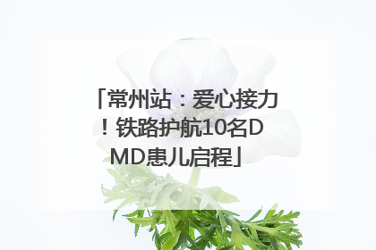 常州站：爱心接力！铁路护航10名DMD患儿启程