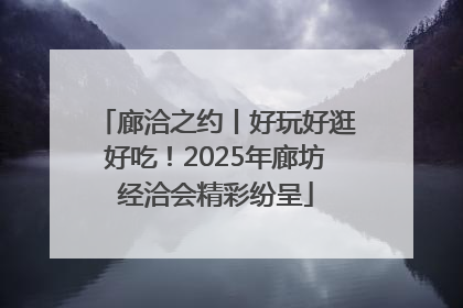 廊洽之约丨好玩好逛好吃！2025年廊坊经洽会精彩纷呈
