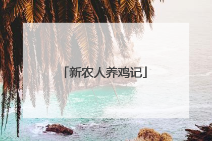 新农人养鸡记