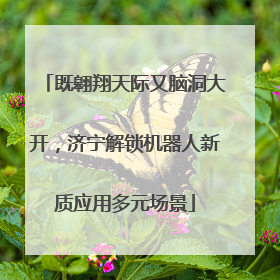 既翱翔天际又脑洞大开，济宁解锁机器人新质应用多元场景