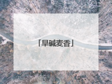 旱碱麦香