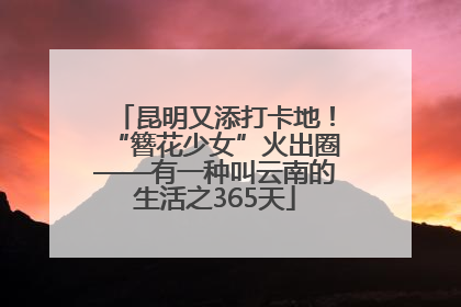 昆明又添打卡地！“簪花少女”火出圈——有一种叫云南的生活之365天
