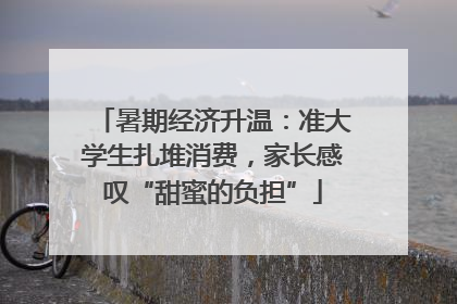 暑期经济升温：准大学生扎堆消费，家长感叹“甜蜜的负担”