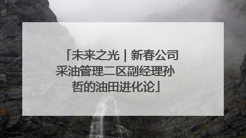 未来之光｜新春公司采油管理二区副经理孙哲的油田进化论