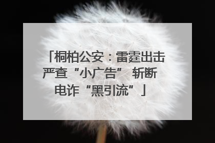 桐柏公安：雷霆出击严查“小广告” 斩断电诈“黑引流”