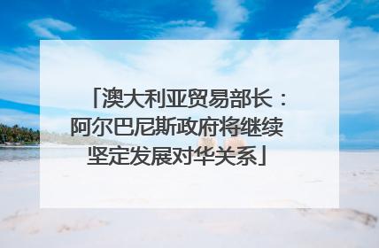 澳大利亚贸易部长：阿尔巴尼斯政府将继续坚定发展对华关系