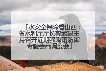 水安全保障看山西：省水利厅厅长龚孟建主持召开近期强降雨防御专题会商调度会