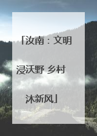 汝南：文明浸沃野 乡村沐新风