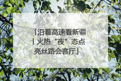 沿着高速看新疆丨火热“夜”态点亮丝路会客厅