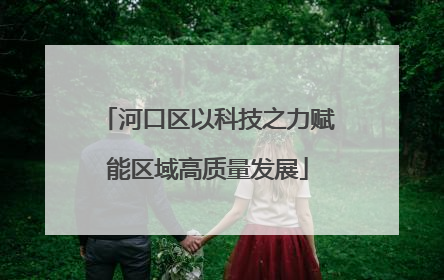 河口区以科技之力赋能区域高质量发展