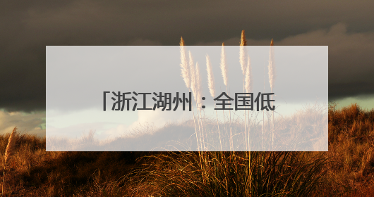 浙江湖州：全国低碳日活动进校园