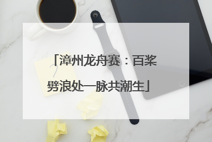 漳州龙舟赛：百桨劈浪处一脉共潮生