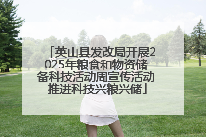 英山县发改局开展2025年粮食和物资储备科技活动周宣传活动 推进科技兴粮兴储