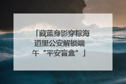 藏蓝身影穿粽海 道里公安解锁端午“平安盲盒”