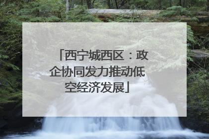 西宁城西区：政企协同发力推动低空经济发展